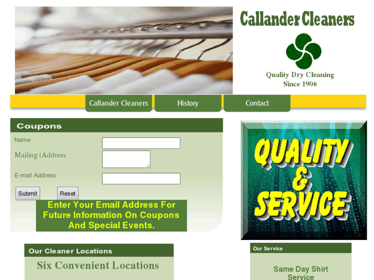 www.callandercleaners.com