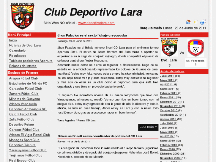 www.deportivolara.com