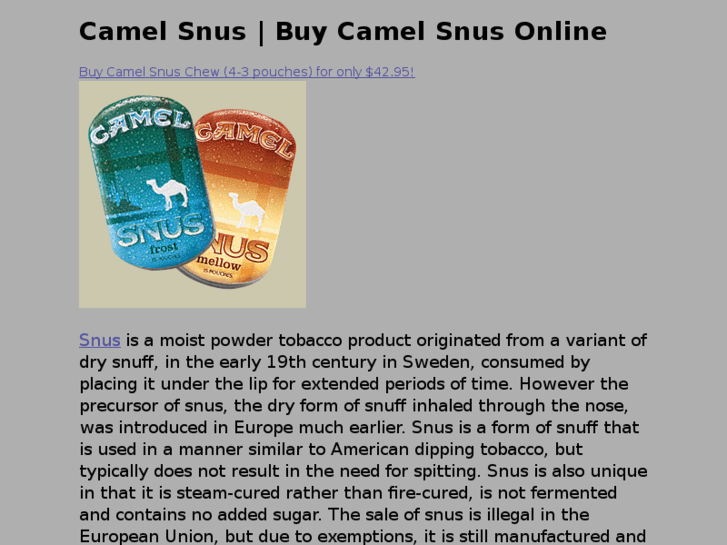 www.ecamelsnus.com