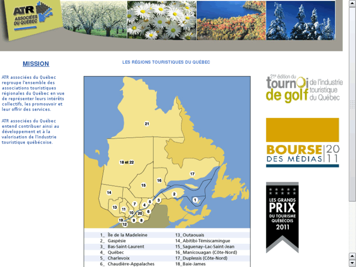 www.guidesofficielsdesregionstouristiquesduquebec.net