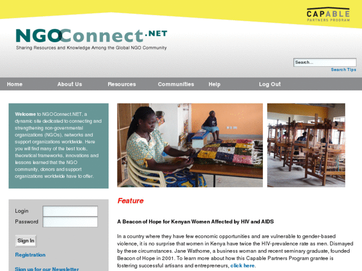 www.ngoconnect.net