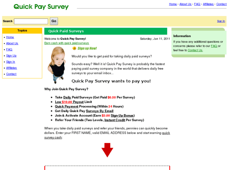 www.quickpaysurvey.com