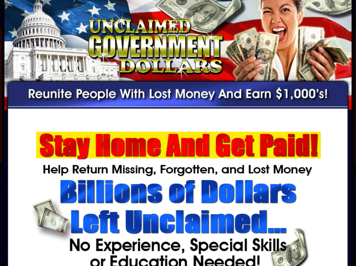 www.unclaimedgovernmentdollars.com