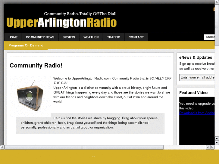 www.upperarlingtonradio.com