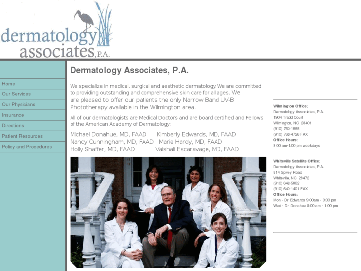 www.dermatologyassociateswilmington.com