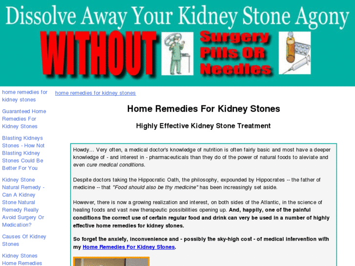 www.homeremediesforkidneystones.com