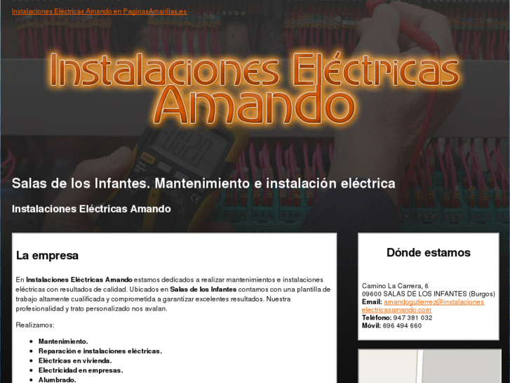 www.instalacioneselectricasamando.com