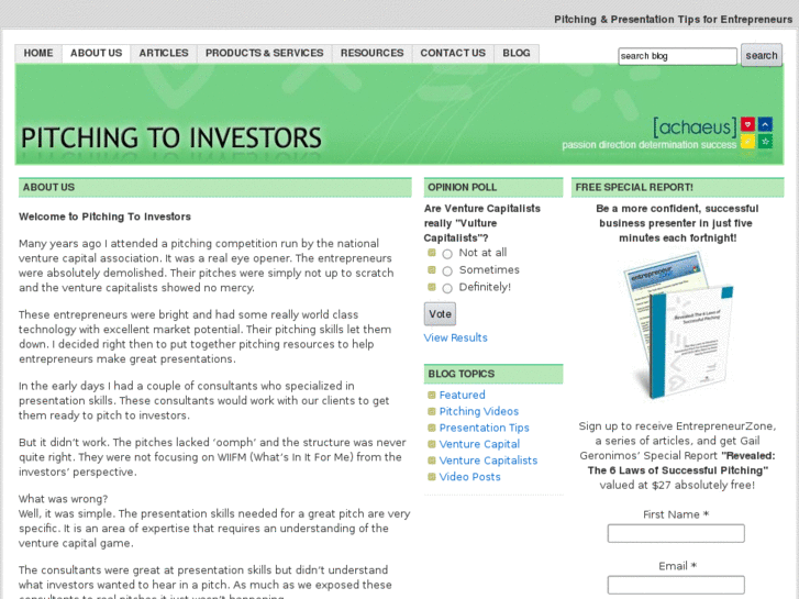 www.pitchingtoinvestors.com