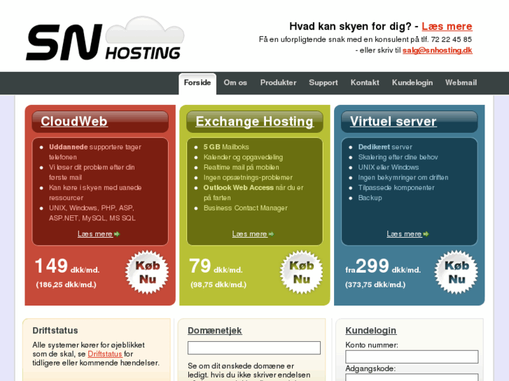 www.snhosting.dk