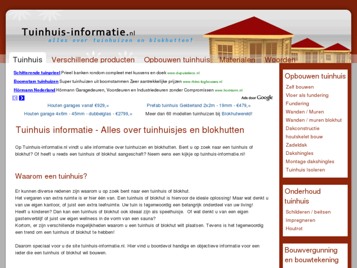 www.tuinhuis-informatie.nl