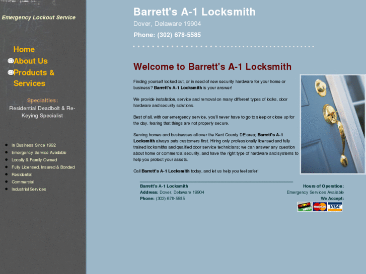 www.barrettsa1locksmith.com