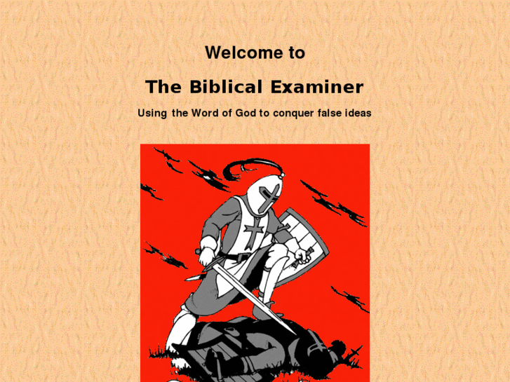 www.biblicalexaminer.org