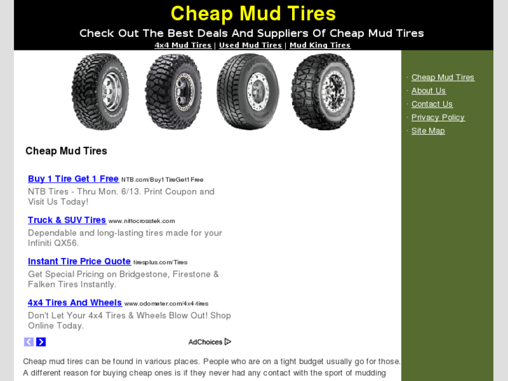 www.cheapmudtiresshop.com