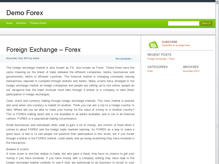 www.demoforex.org