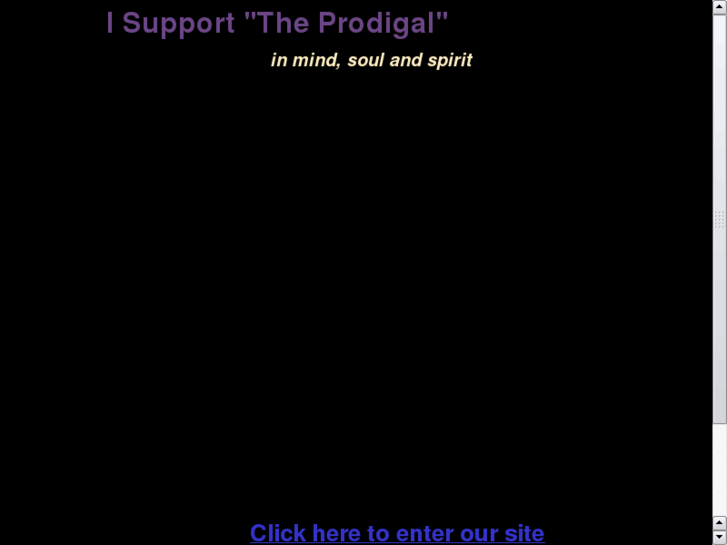 www.isupporttheprodigal.com