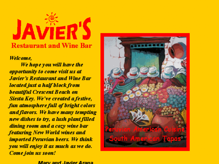 www.javiersrestaurant.com