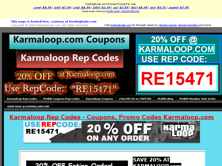 www.karmalooprepcodes.com