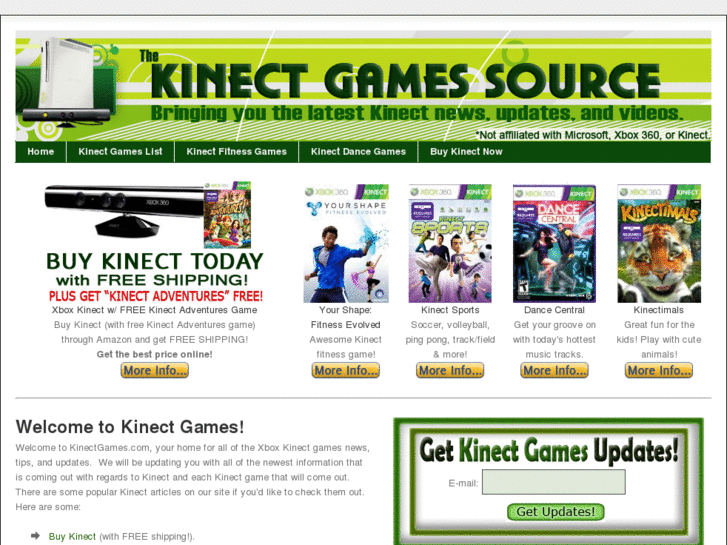 www.kinectgames.com