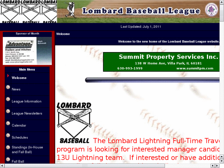 www.lombardbaseballleague.org