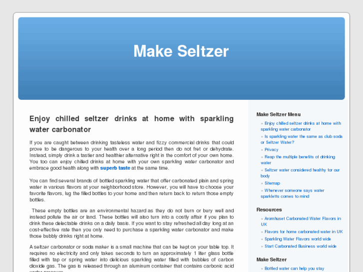 www.makeseltzer.com