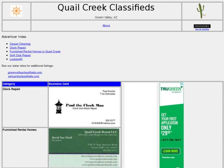 www.quailcreekclassifieds.com