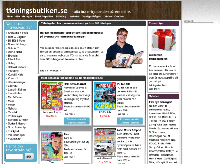 www.tidningsbutiken.com