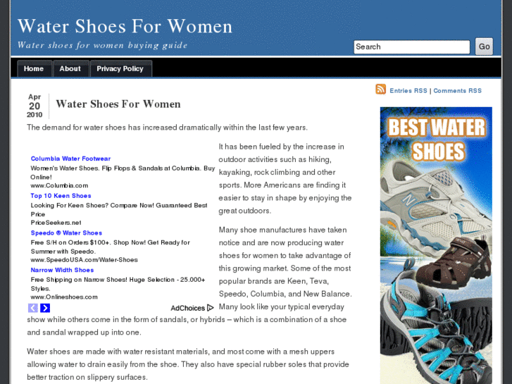 www.watershoesforwomen.net