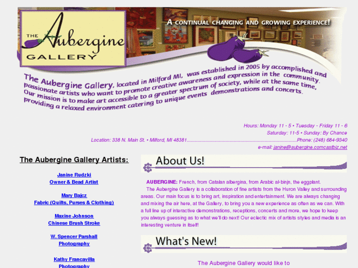 www.auberginegallery.com