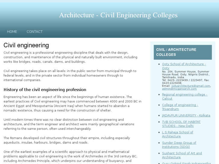 www.bachelarofarchitecturecollegesinindia.com