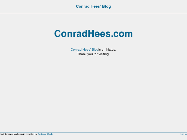 www.conradhees.com