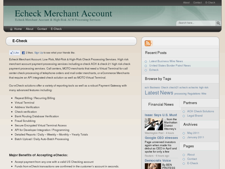 www.echeck-merchant-account.com