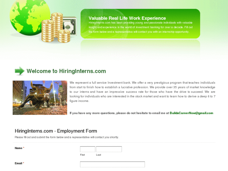 www.hiringinterns.com