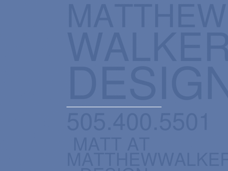 www.matthewwalkerdesign.com