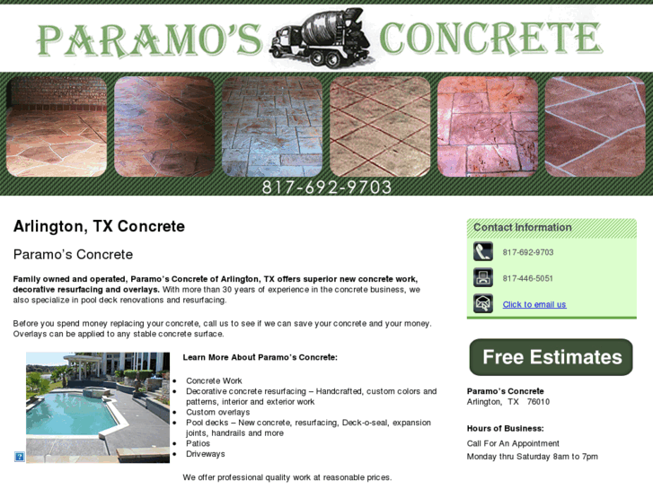 www.paramosconcrete.com