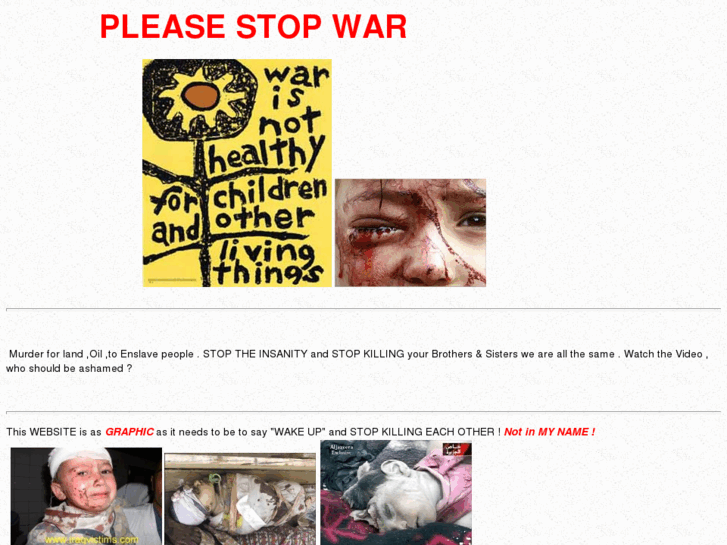 www.pleasestopwar.com