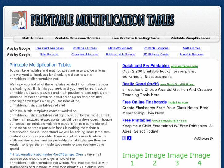 www.printablemultiplicationtables.net