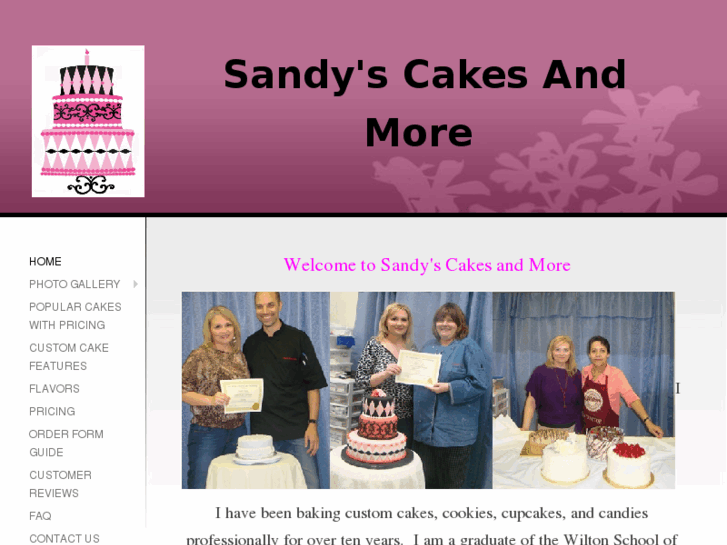 www.sandyscakesandmore.com