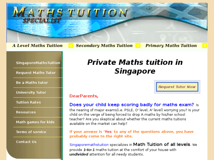 www.singaporemathstuition.com