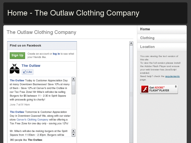 www.theoutlawclothingcompany.com