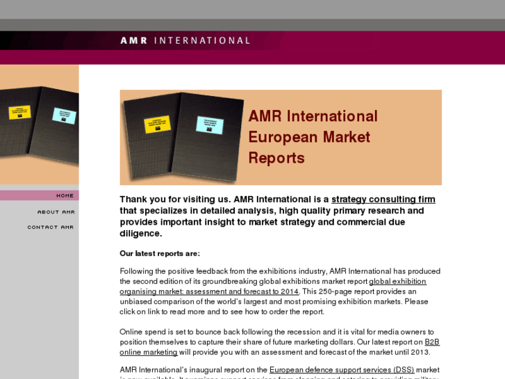 www.amrinternationalreports.com