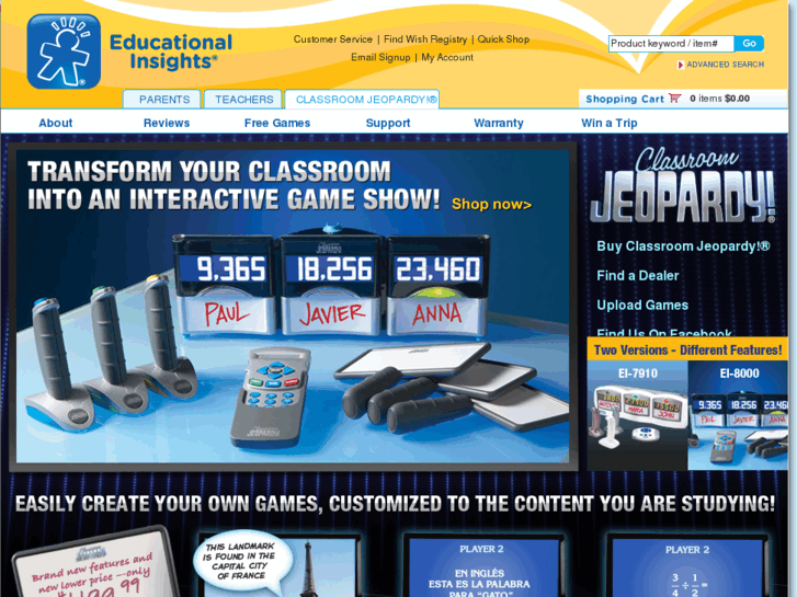 www.classroomjeopardy.com