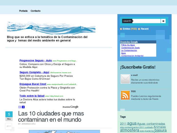 www.contaminaciondelagua.net