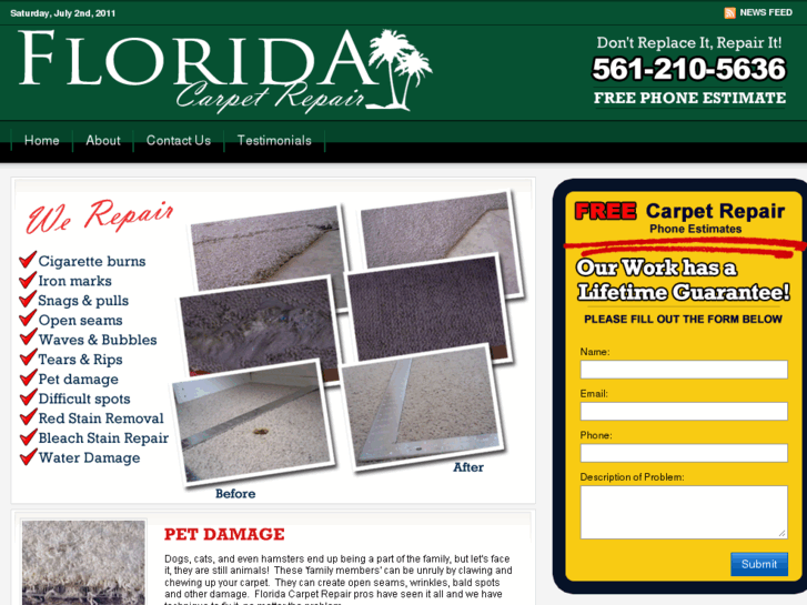 www.floridacarpetrepair.com