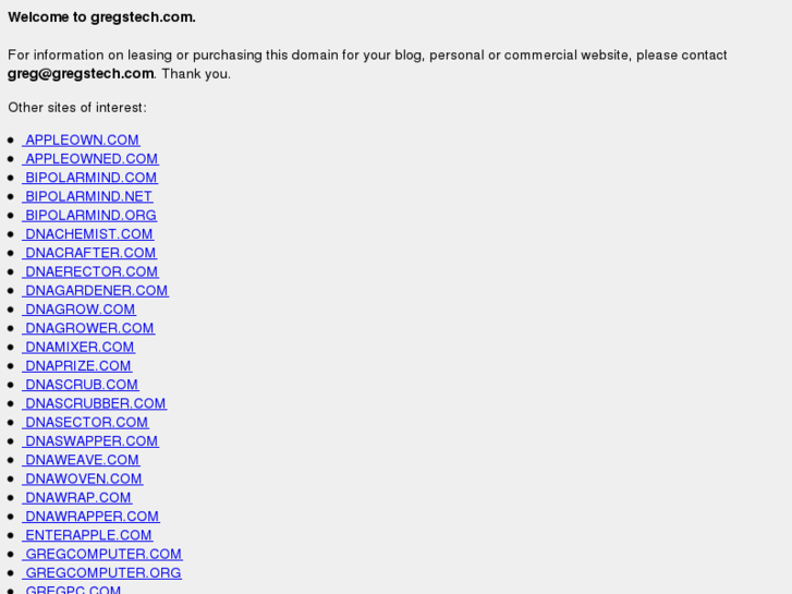 www.gregstech.com