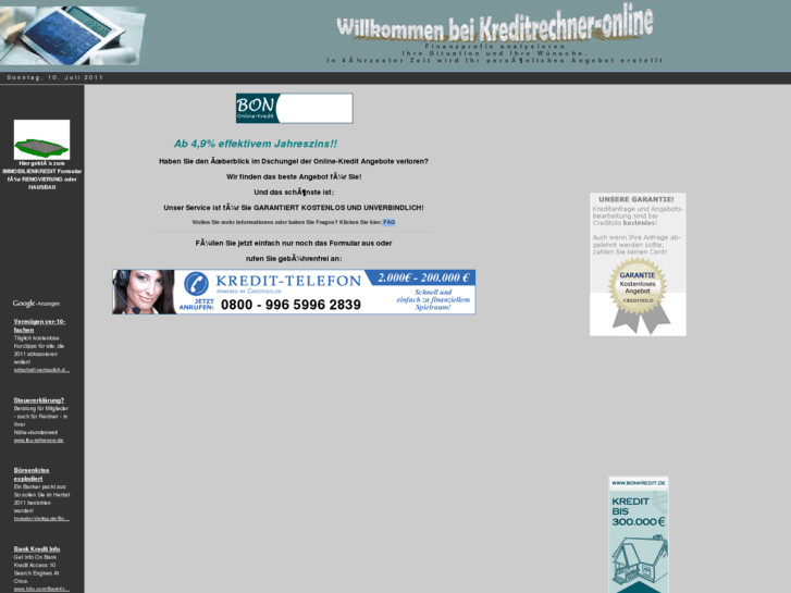 www.kreditrechneronline.de