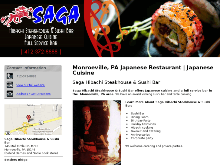 www.sagajapaneserestauramtpittsburgh.com