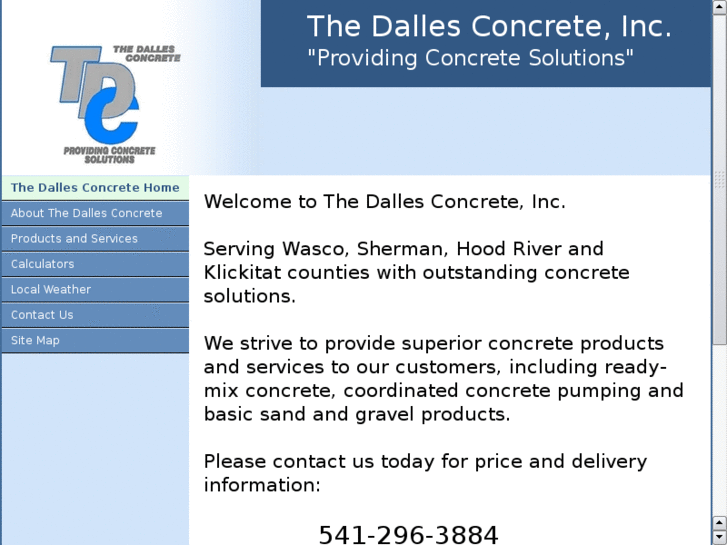 www.thedallesconcrete.com