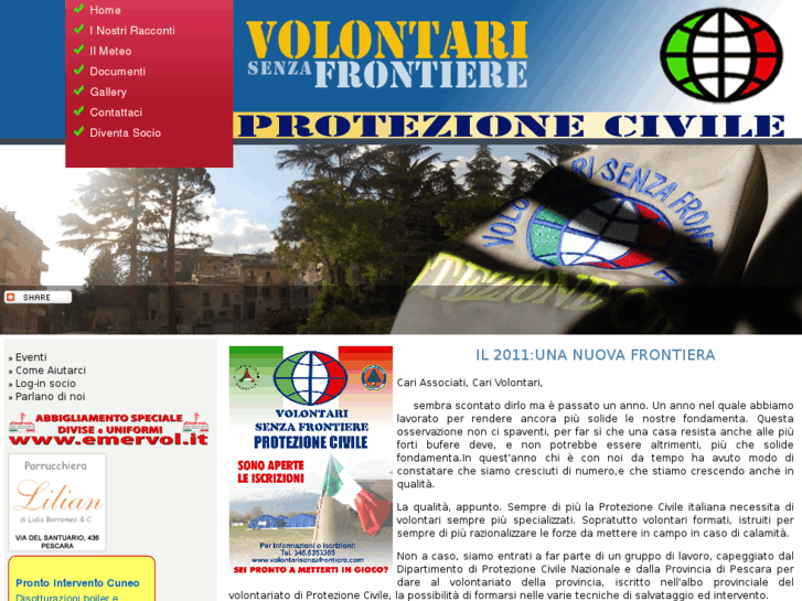 www.volontarisenzafrontiere.com