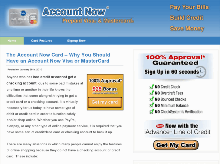 www.accountnowcard.info