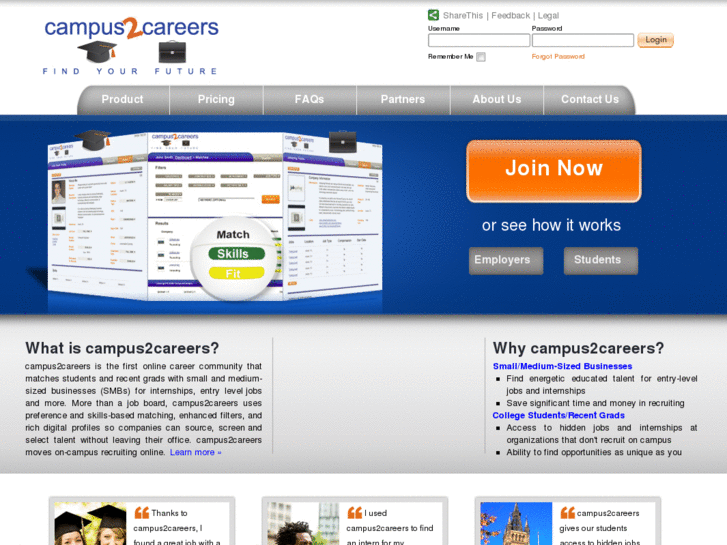 www.campus2career.com